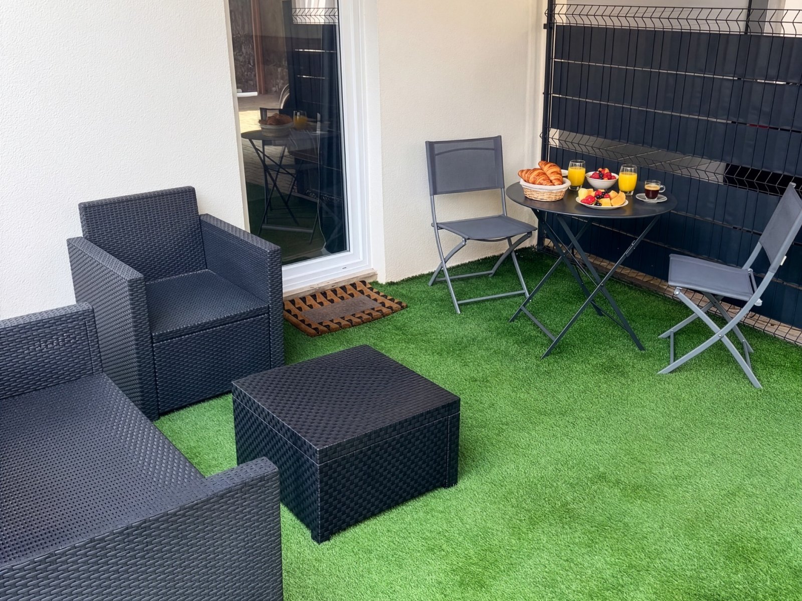 La même terrasse après optimisation Lunea Visual : espace mis en valeur et propice à la projection